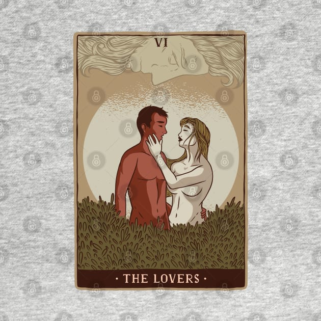 The Lovers Tarot card by madeinchorley